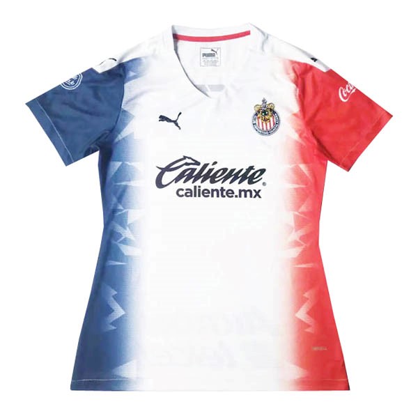 Trikot Guadalajara Auswarts Damen 2020-21 Weiß Fussballtrikots Günstig